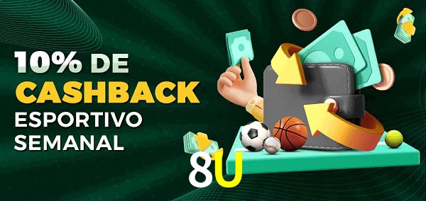 10% de bônus de cashback na 8U